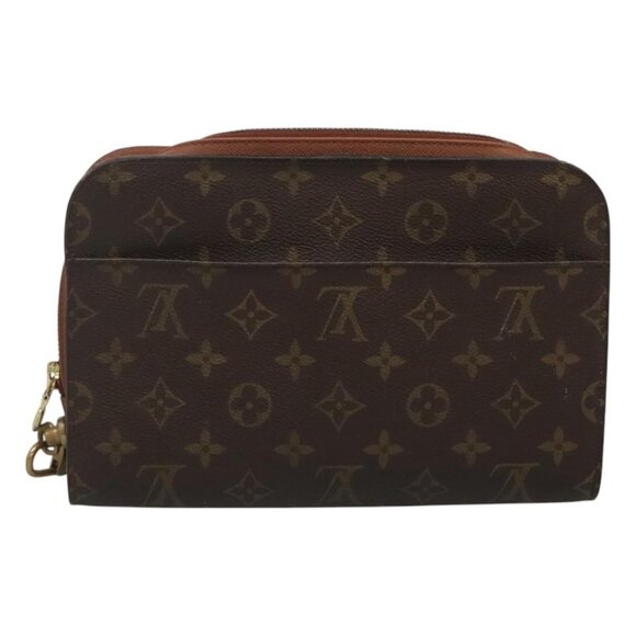 LOUIS VUITTON Monogram Orsay Clutch Bag LV Auth - Picture 3 of 16
